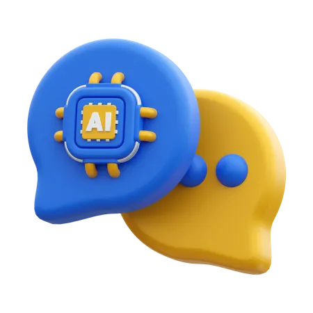 Ai Chat  3D Icon