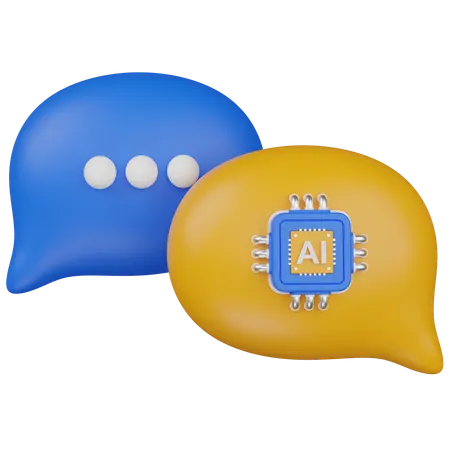 Ai chat  3D Icon