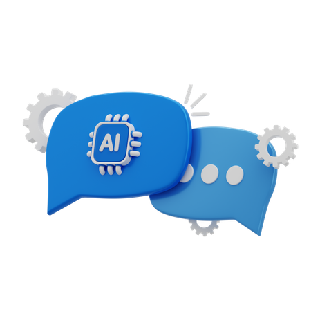 AI Chat  3D Icon