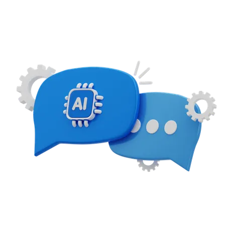 AI Chat  3D Icon