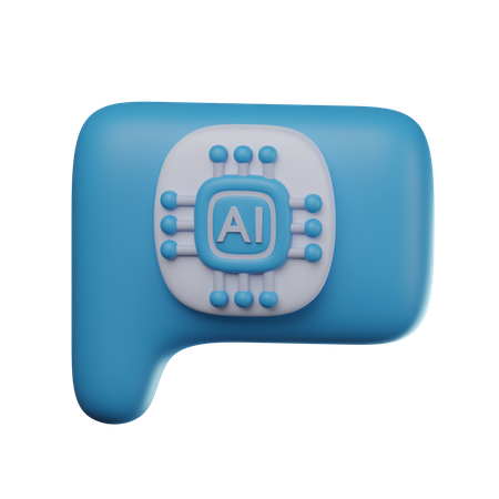 Ai Chat  3D Icon