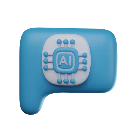 Ai Chat  3D Icon