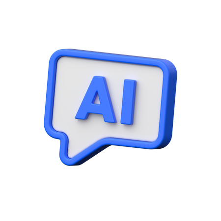 Ai Chat  3D Icon