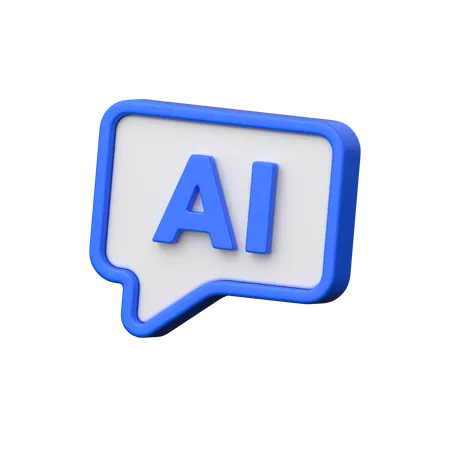 Ai Chat  3D Icon