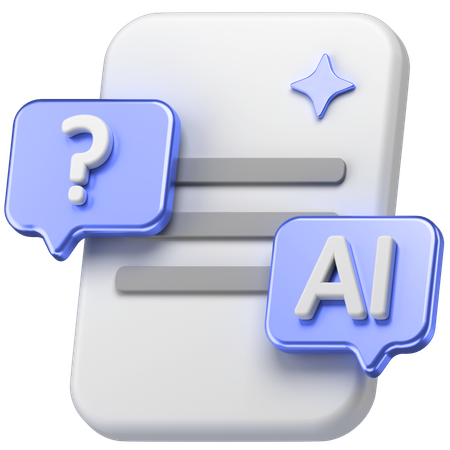 Ai Chat  3D Icon