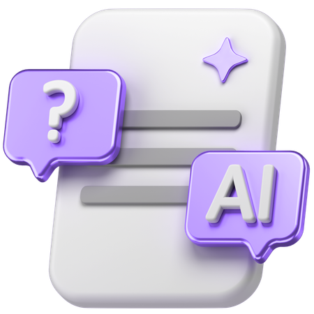 Ai Chat  3D Icon