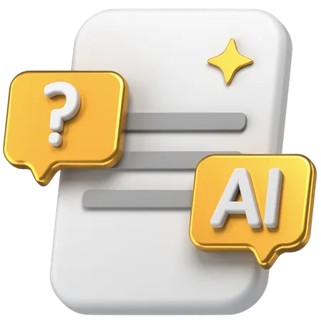 Ai Chat  3D Icon