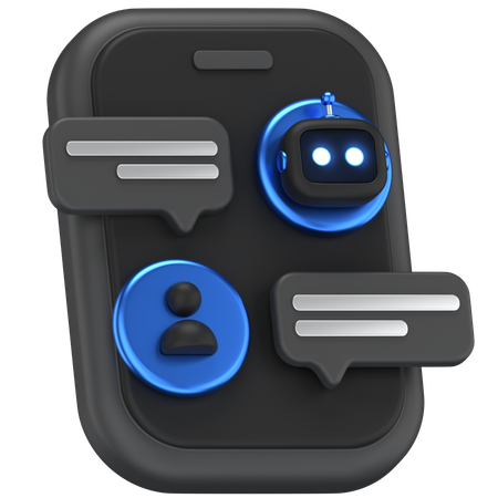 Ai Chat  3D Icon