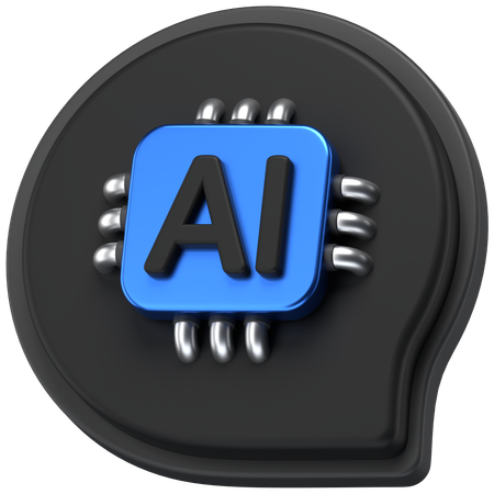 Ai Chat  3D Icon