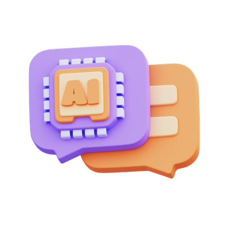 Ai Chat  3D Icon