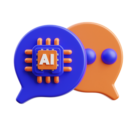 AI Chat  3D Icon