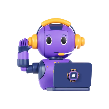 Ai Chat Bot  3D Icon