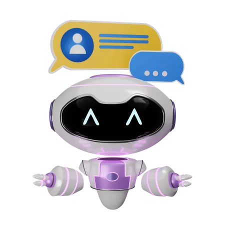 AI Chat Bot  3D Icon