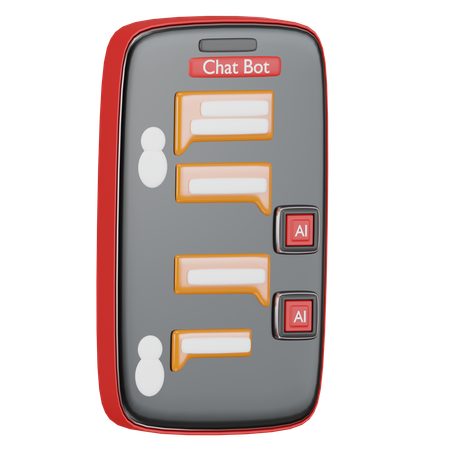Ai Chat Bot  3D Icon