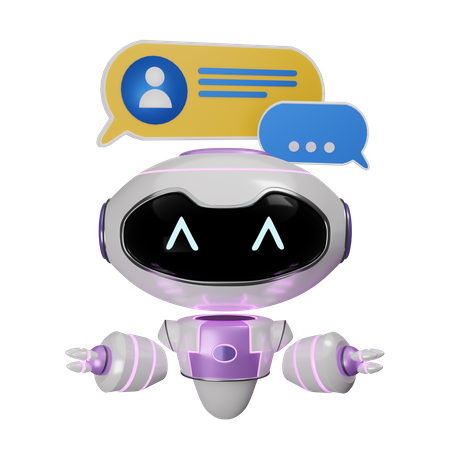 AI Chat Bot  3D Icon