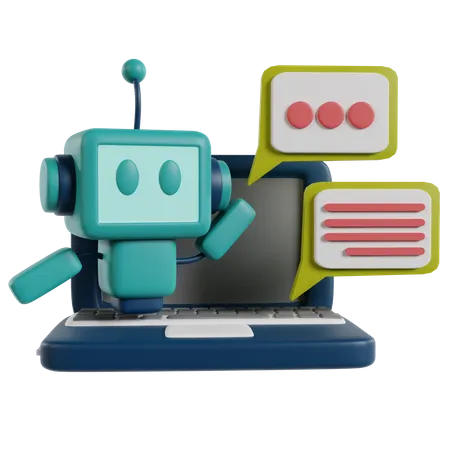Ai Chat Bot  3D Icon