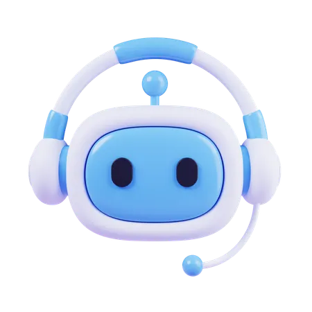 AI Chat Support  3D Icon