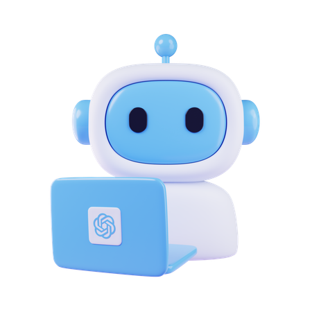 AI Chatbot  3D Icon