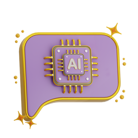 Ai Chatbot  3D Icon