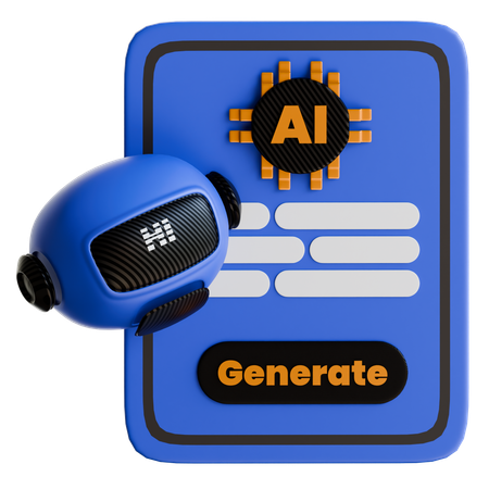 Ai Chatbot  3D Icon
