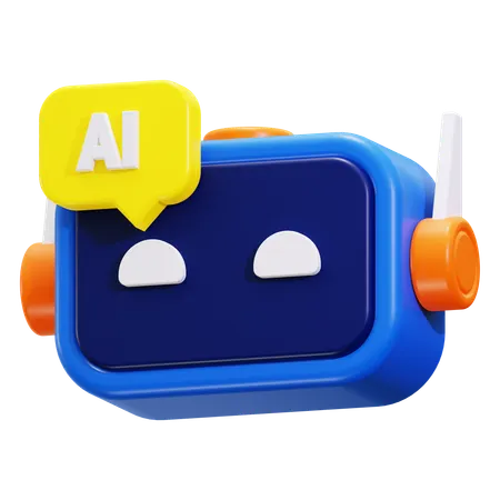 Ai Chatbot  3D Icon