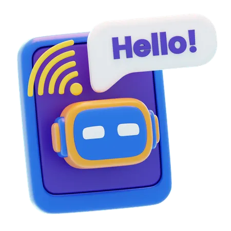 AI Chatbot  3D Icon