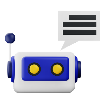 Ai Chatbot  3D Icon