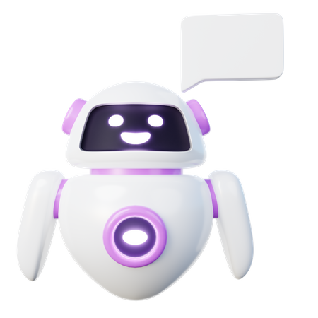 AI Chatbot  3D Icon