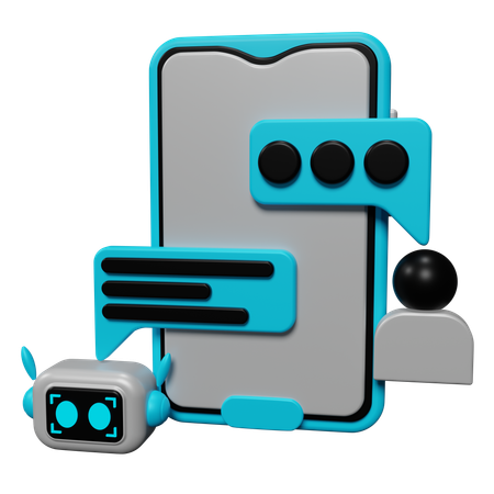 Ai Chatbot  3D Icon