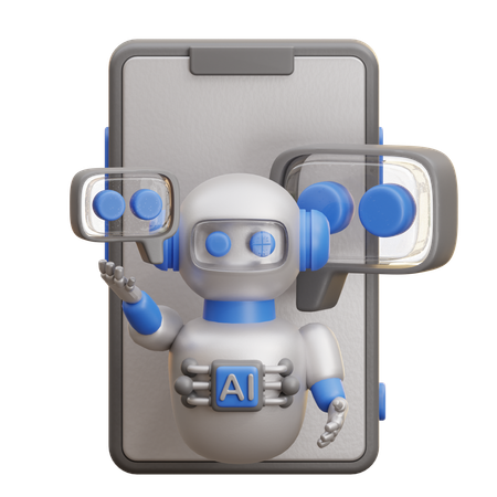 Ai Chatbot  3D Icon