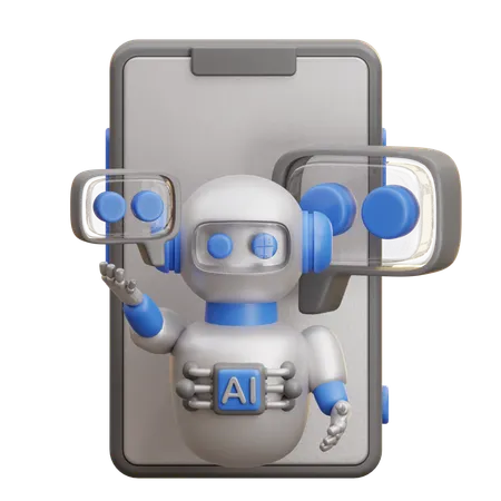 Ai Chatbot  3D Icon