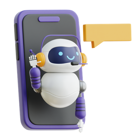 AI Chatbot  3D Icon
