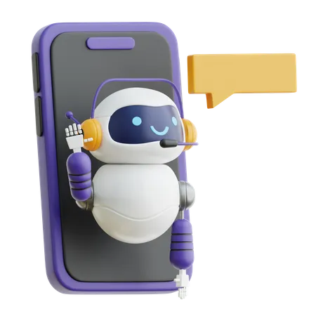 Tu as un chatbot  3D Icon