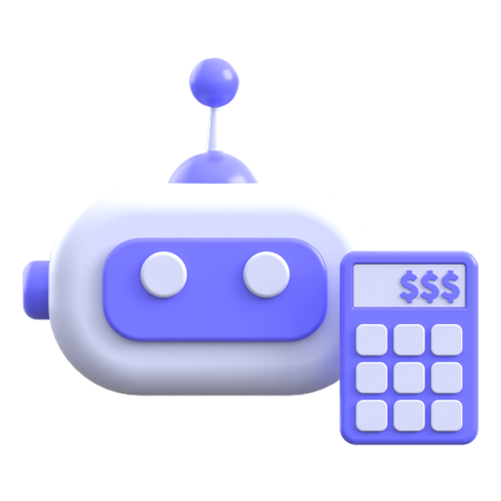 Ai Chatbot Calculator  3D Icon
