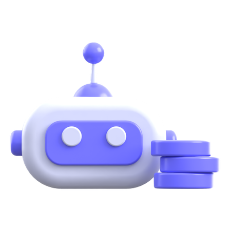 Ai Chatbot Wallet  3D Icon