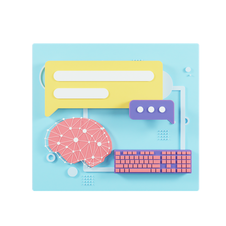 Ai-Chatbox  3D Icon