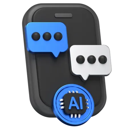 Ai Chatting  3D Icon