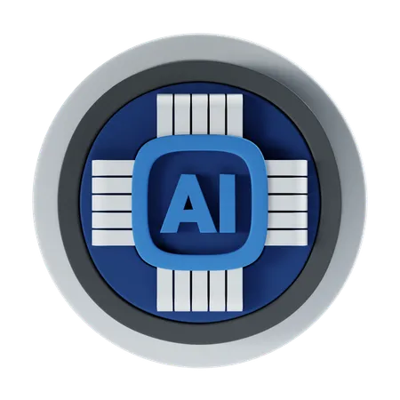 Ai Chip 3 D Icon And Illustration 3D Icon