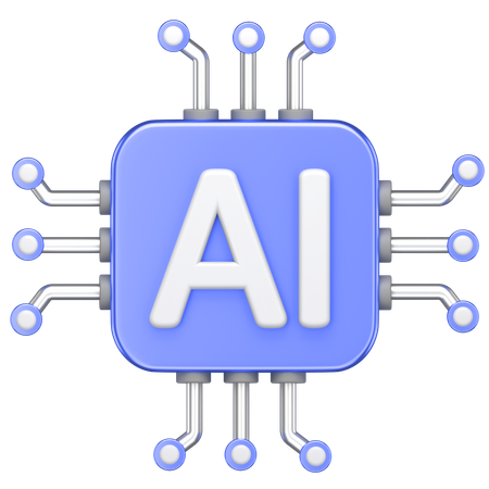 KI-Chip  3D Icon