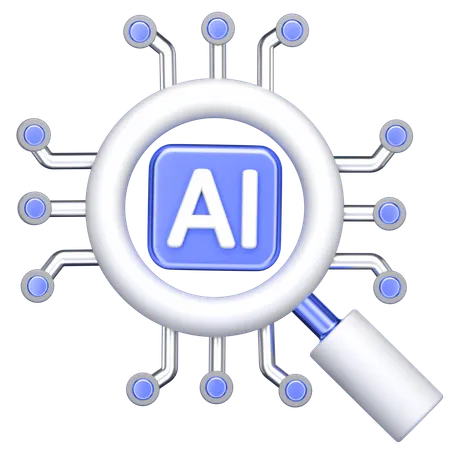 KI-Chip  3D Icon