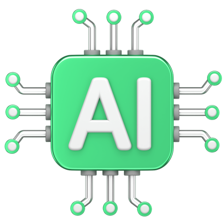 KI-Chip  3D Icon