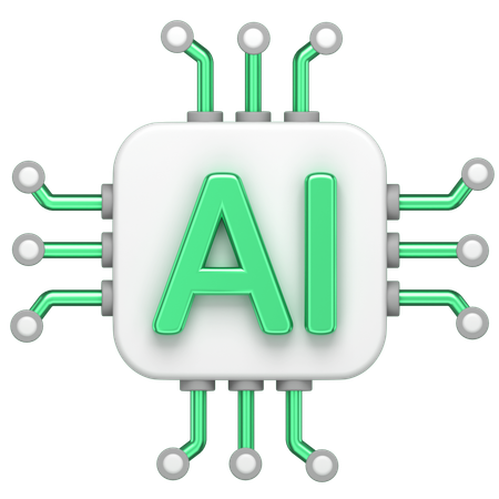 KI-Chip  3D Icon