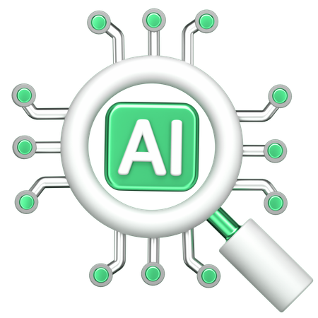 KI-Chip  3D Icon