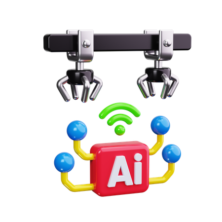 Ai Chip  3D Icon
