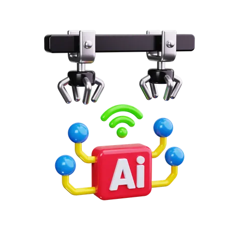 Ai Chip  3D Icon
