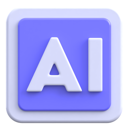 Ai Chip Ai Processor  3D Icon