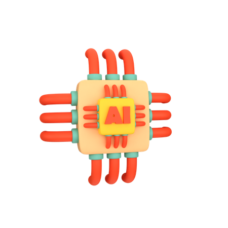 Ai Chipset  3D Icon