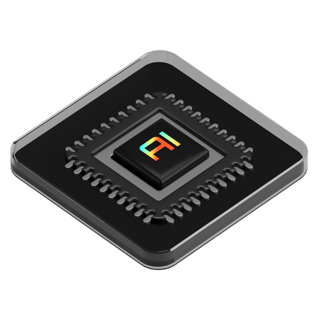 Ai Chipset Cpu  3D Icon