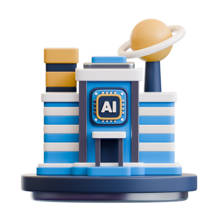 Ai City  3D Icon