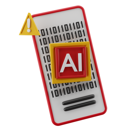 Ai Code Error  3D Icon